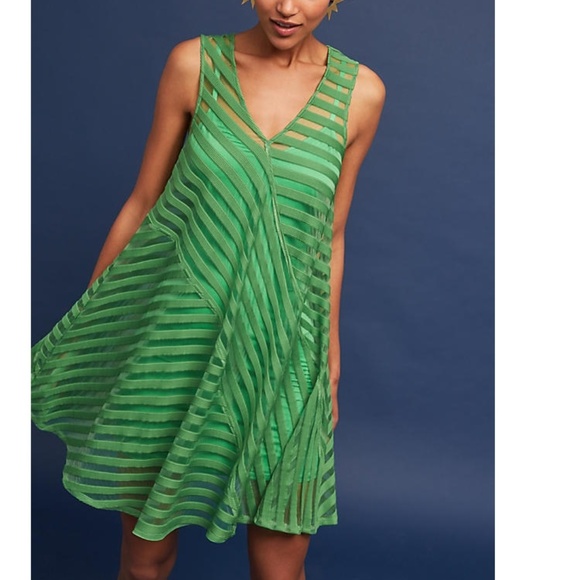 NEW ANTHROPOLOGIE  Juneau Burnout Dress nwt size S - Picture 3 of 9